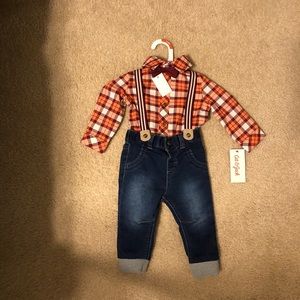 NWT Cat &Jack 6-9 little boy outfit